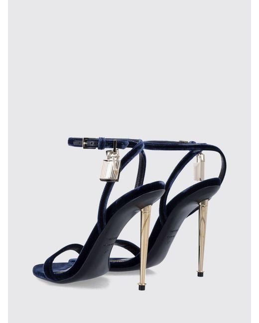 Tom Ford Blue Flat Shoes
