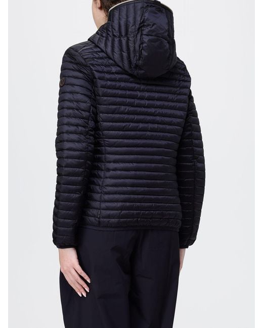 Save The Duck Blue Alexa Hooded Nylon Down Jacket