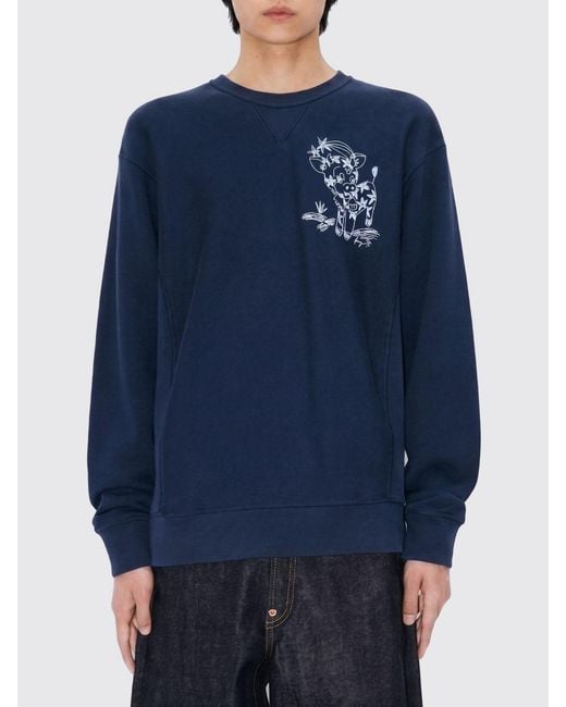KENZO Blue Sweatshirt for men