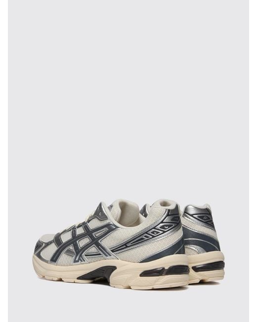 Asics White Gel-1130 Mesh And Laminated Rubber Sneakers