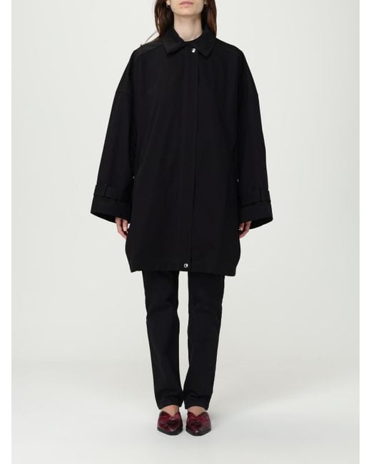 Totême Black Raincoat