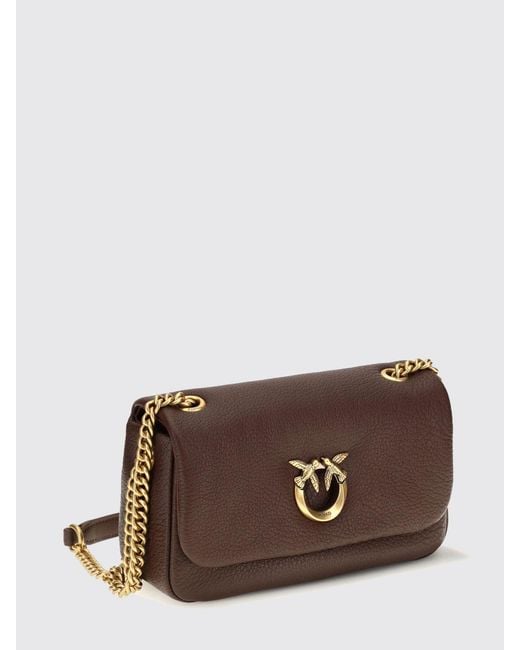 Pinko Brown Shoulder Bag