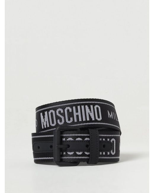 Cintura in nylon jacquard di Moschino Couture in Black da Uomo