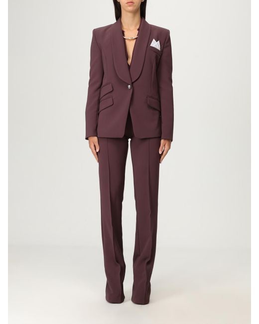 Elisabetta Franchi Purple Kleider Damen