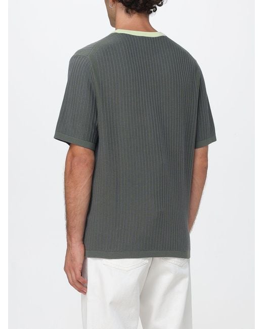Paul Smith Gray Relaxed Fit Organic Cotton Crewneck T-Shirt for men