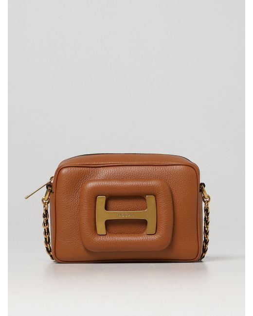Hogan Leather Shoulder Bag in Leather (Brown) | Lyst