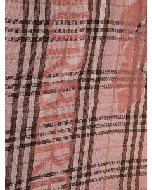 Burberry Pink Neck Scarf