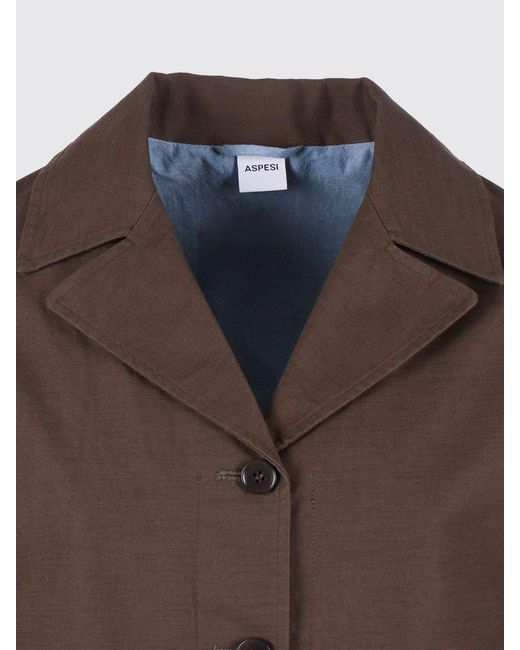Aspesi Brown Cotton Jacket