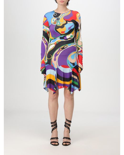 Emilio Pucci White Kleider Damen