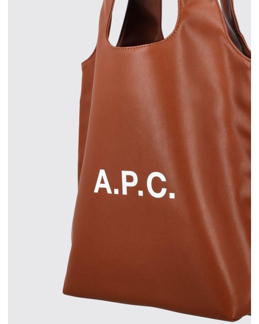 Borsa Ninon Tote di A.P.C. in Brown da Uomo