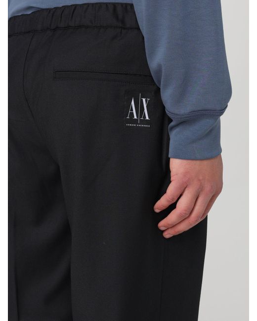 Armani Exchange Blue Pants for men