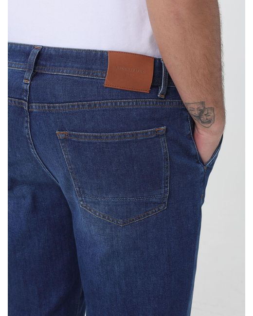 Brooksfield Blue Stretch Regular Fit Jeans for men