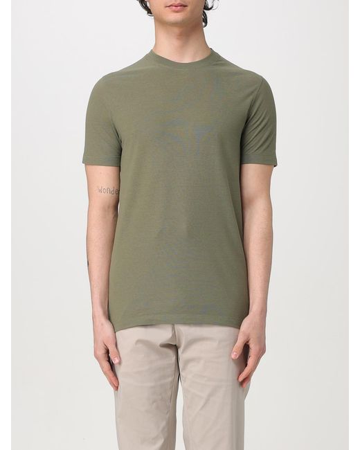 Zanone Green T-Shirt for men