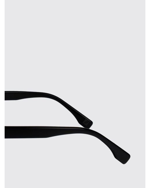 Fendi Black Ff Squared Acetate Sunglasses for men