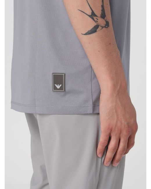 T-shirt Emporio Armani pour homme en coloris Gray