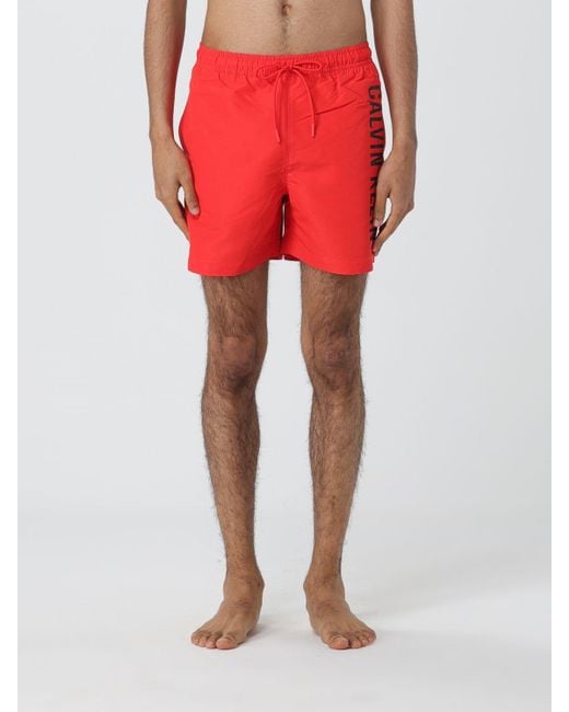 Calvin Klein Red Swimsuit for men