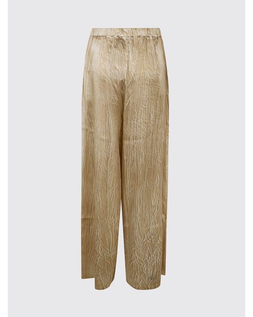 Avant Toi Natural Stretch Silk Palazzo Trousers