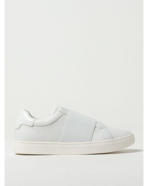 Sneakers in pelle di Calvin Klein in White