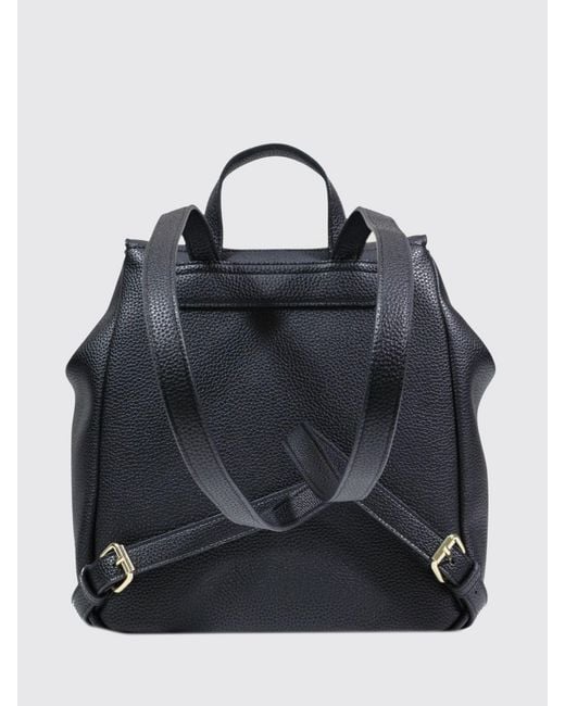 ARMANI EXCHANGE Black Grained Synthetic Leather Backpack