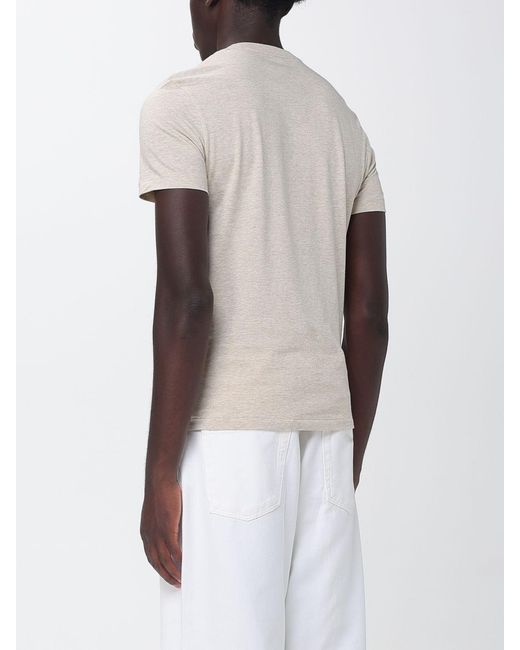 Polo Ralph Lauren White Slim Fit Cotton T-Shirt With Embroidered Logo And Crew Neck for men