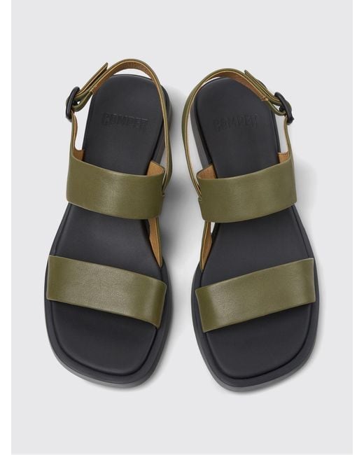 Camper White Dana Leather Sandal