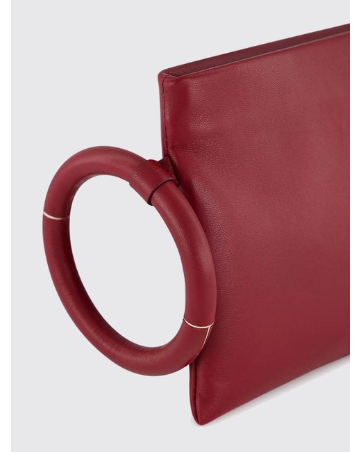 Tom Ford Red Aura Leather Clutch