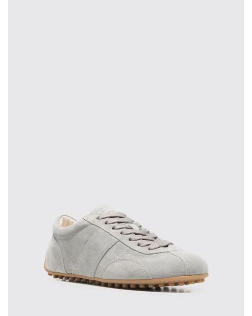 Tod's White Suede Sneakers