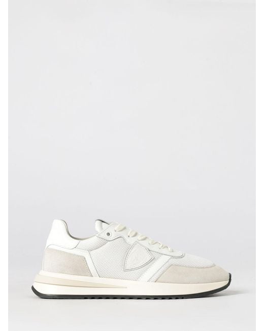 Philippe Model White Low-Top Sneakers for men