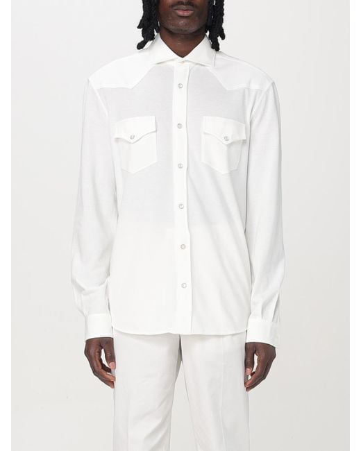 Brunello Cucinelli White Shirt for men