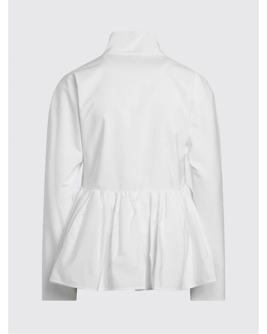 Alaïa White Cotton Poplin Jacket