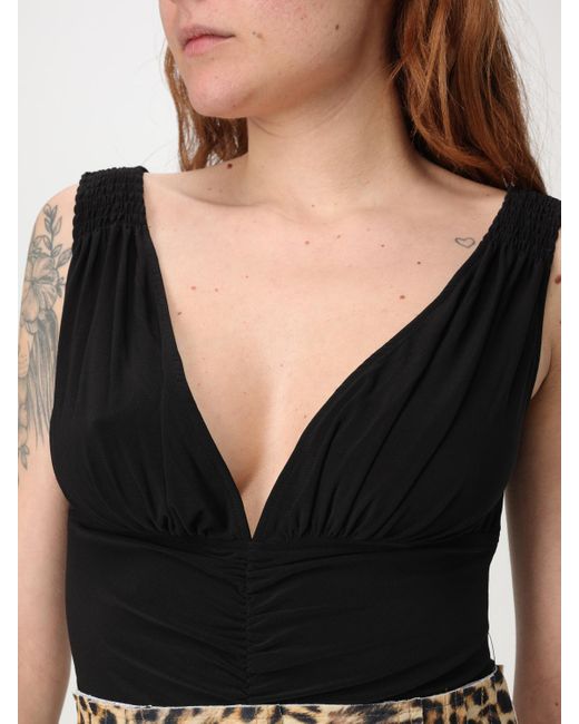 Norma Kamali Black Top Damen