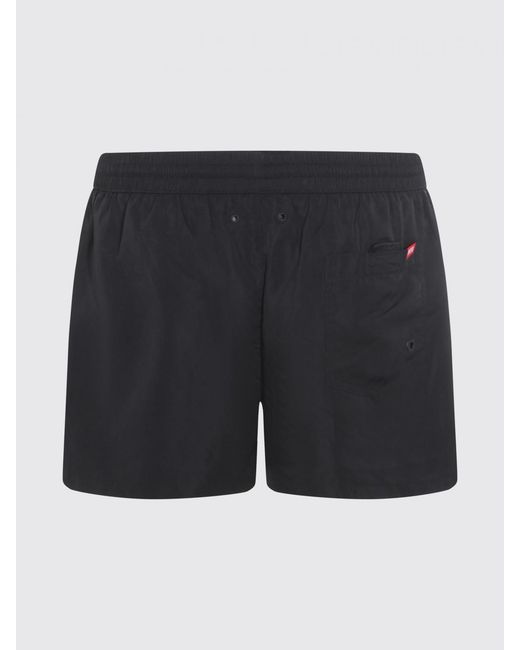 DIESEL Black Polyamide Swimsuit for men