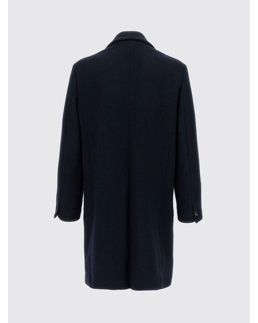 Barena Blue Trench Coat for men