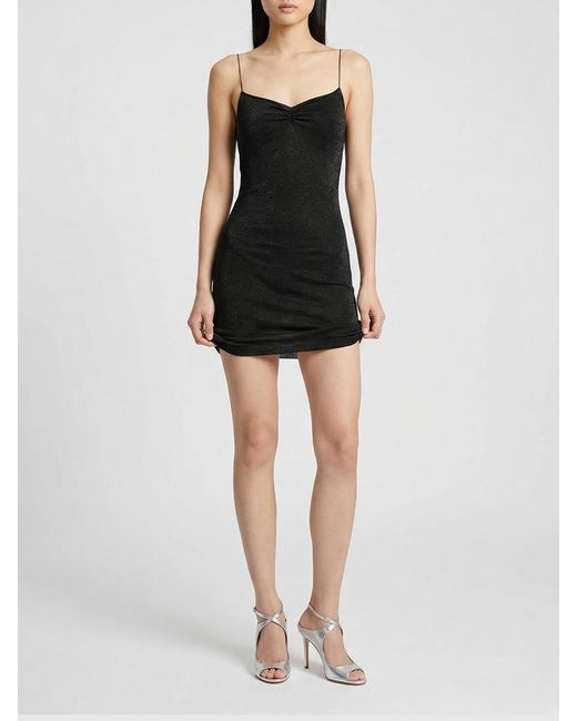 GIMAGUAS Black Viscose Slip Dress