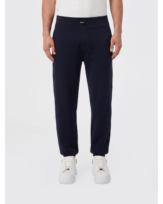 Philipp Plein Blue Cotton Trousers for men