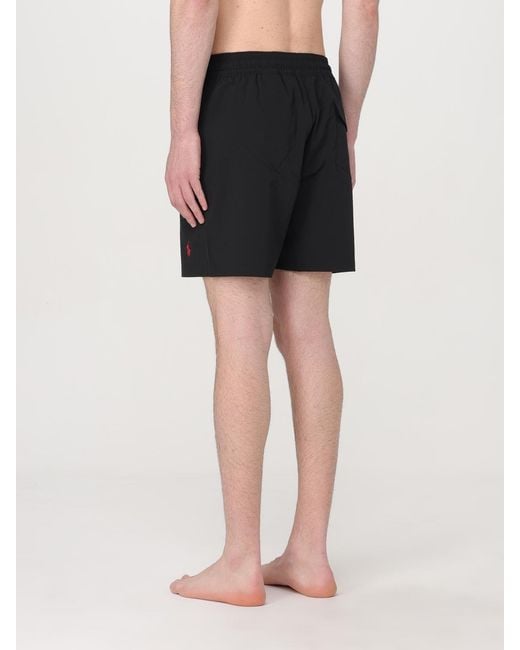 Polo Ralph Lauren Black 5.75-Inch Traveler Classic Swimsuit for men