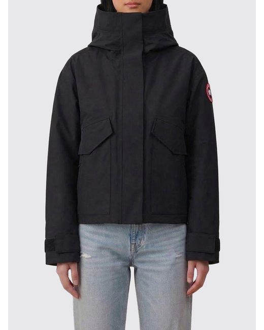 Canada Goose Black Tofino Recycled Technical Fabric Parka
