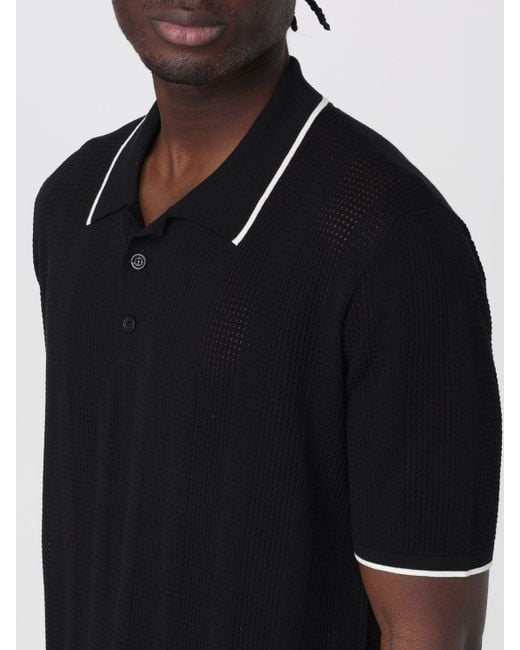 Roberto Collina Black Polo Shirt for men