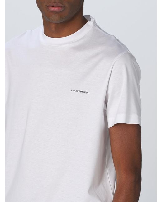 Emporio Armani White T-shirt for men