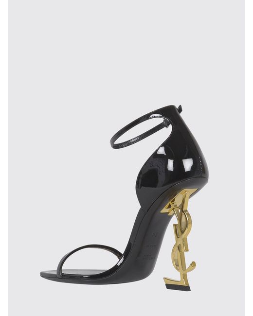 Saint Laurent Black Opyum Pump Sandals