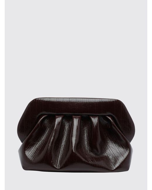 THEMOIRÈ Black Themoir&Egrave Bios Vegan Leather Clutch