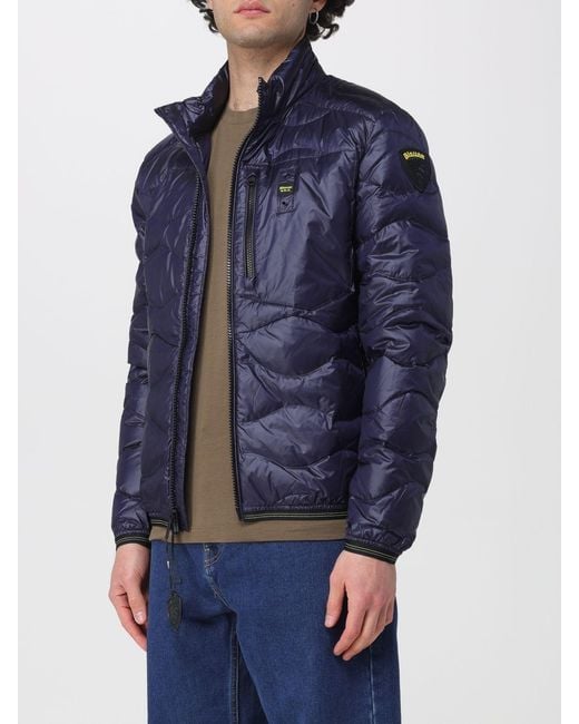 Blauer Blue Padded Nylon Down Jacket for men