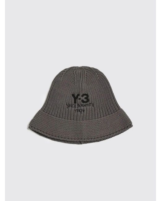 Y-3 Gray Hat for men