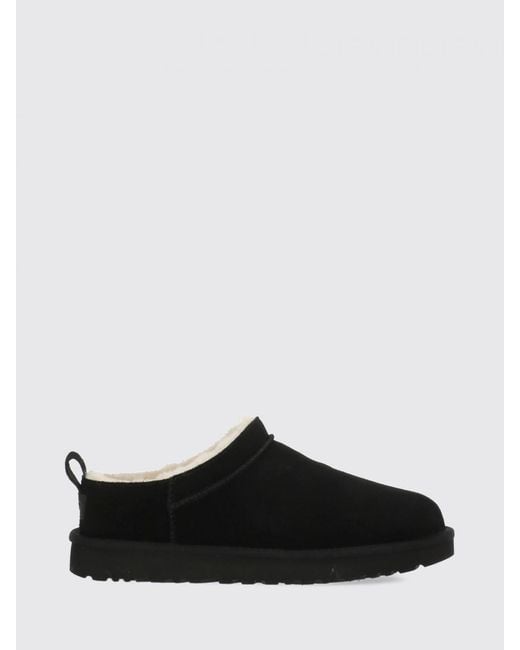 Ugg Black Classic Micro Water-Repellent Suede Platform Ankle Boots