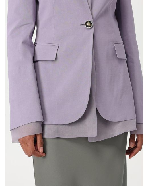Pinko Purple Vneck Blazer