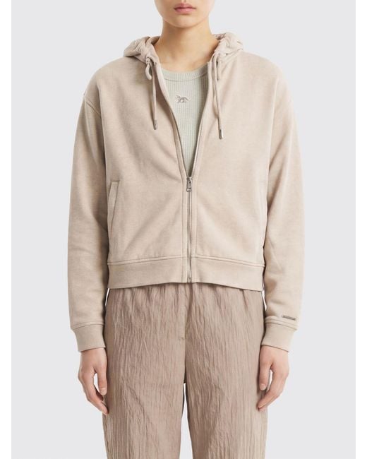Maison Kitsuné Natural Maison Kitsun&Eacute Organic Cotton Hoodie