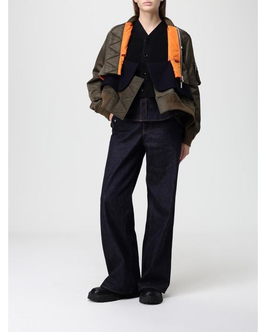 Vaqueros Mujer Sacai de color Blue