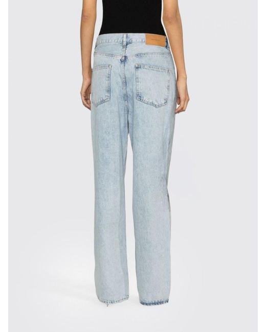 Wardrobe NYC Blue Straight Jeans