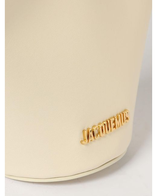 Jacquemus Natural Small Bambola Leather Bag