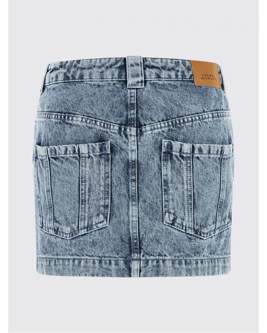 Isabel Marant Blue Denim Mini Skirt